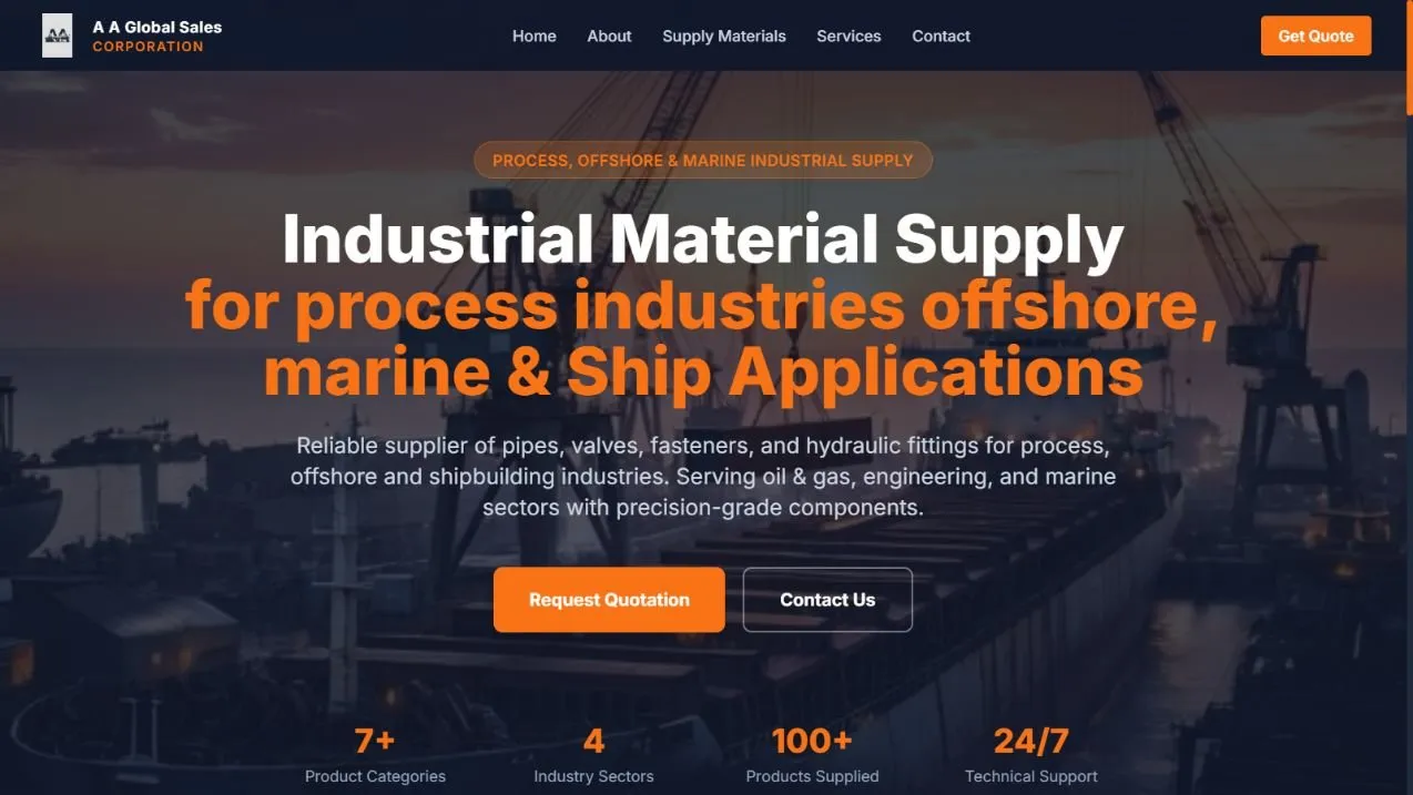 AA Global Sales Corporation website